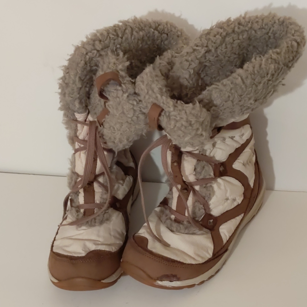Columbia cold weather leather/nylon boots-sz 9 1/2